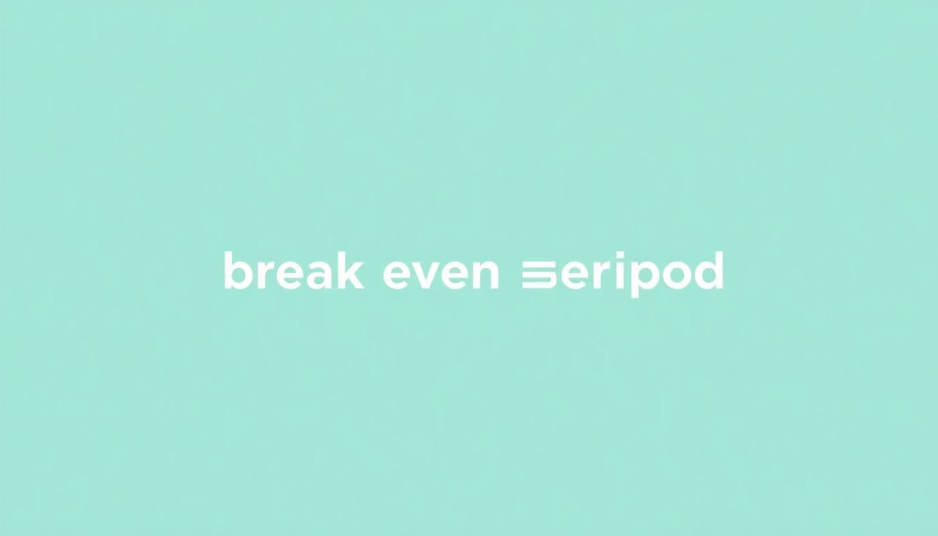 The Break Even Period Formula Explained: How to Find Your Profit Point Without the Jargon