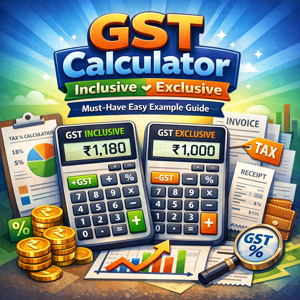 Illustration of GST Calculator Inclusive Exclusive: Must-Have Easy Example Guide