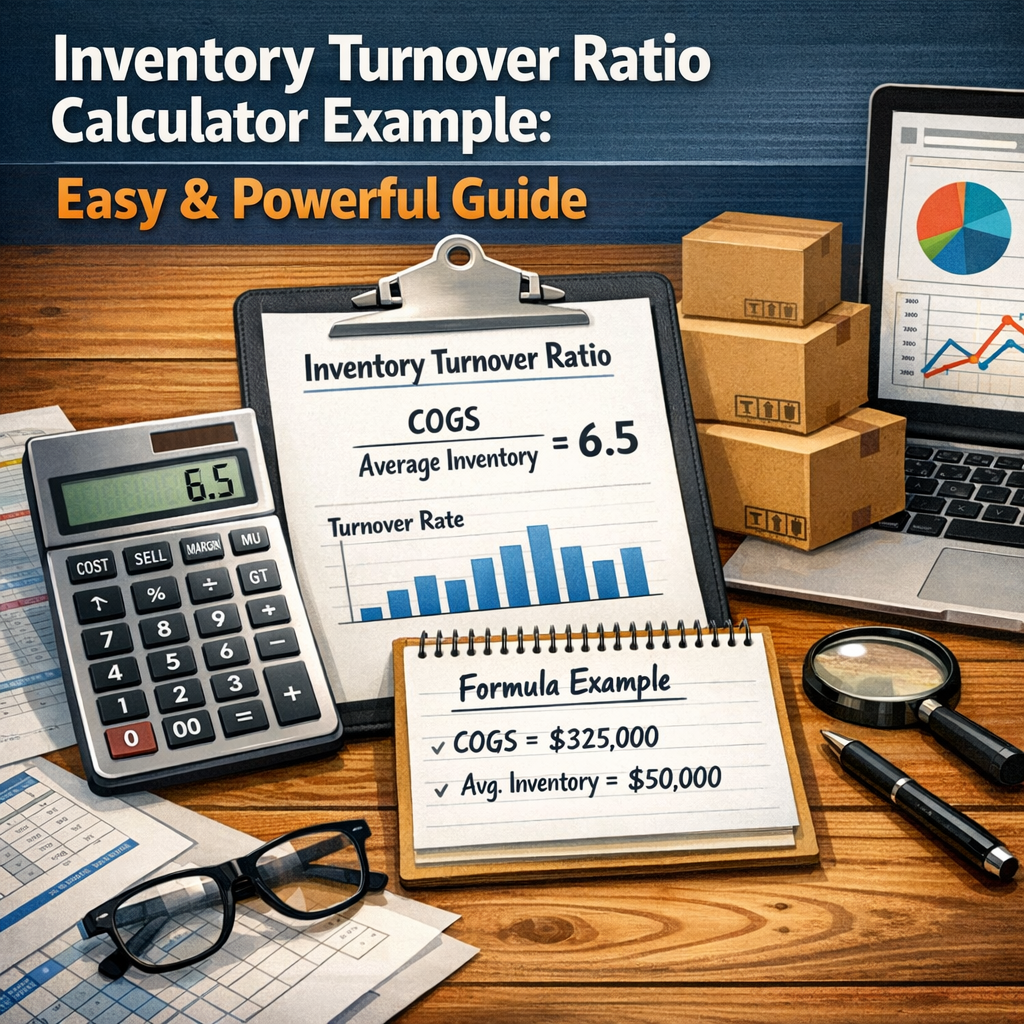 Illustration of Inventory Turnover Ratio Calculator Example: Easy & Powerful Guide