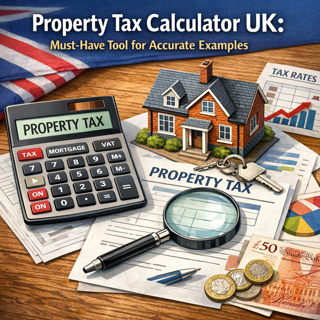 Illustration of Property Tax Calculator UK: Must-Have Tool for Accurate Examples