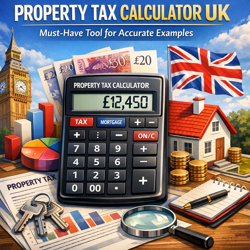 Illustration of Property Tax Calculator UK: Must-Have Tool for Accurate Examples