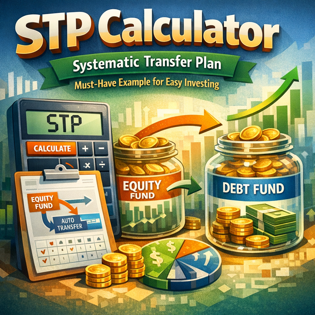 Illustration of STP Calculator Systematic Transfer Plan: Must-Have Example for Easy Investing