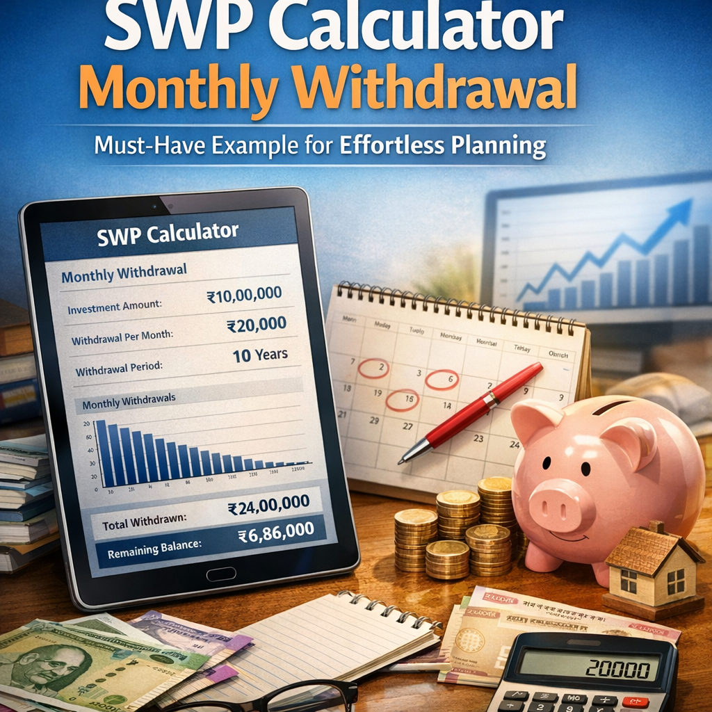 Illustration of SWP Calculator Monthly Withdrawal: Must-Have Example for Effortless Planning